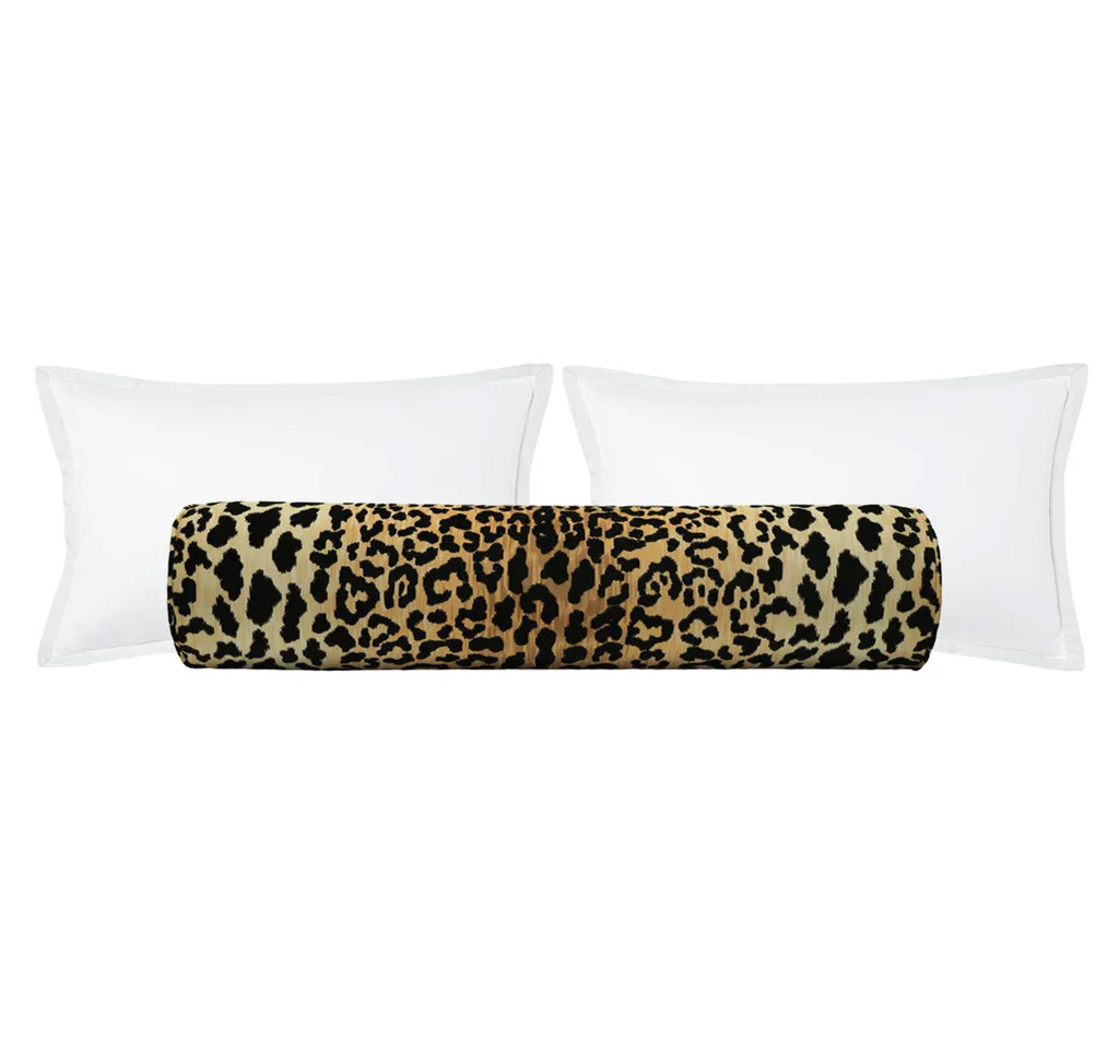 THE BOLSTER :: LEOPARD VELVET | LITTLE DESIGN COMPANY