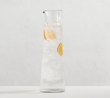 Hammered Glass Carafe | Pottery Barn (US)