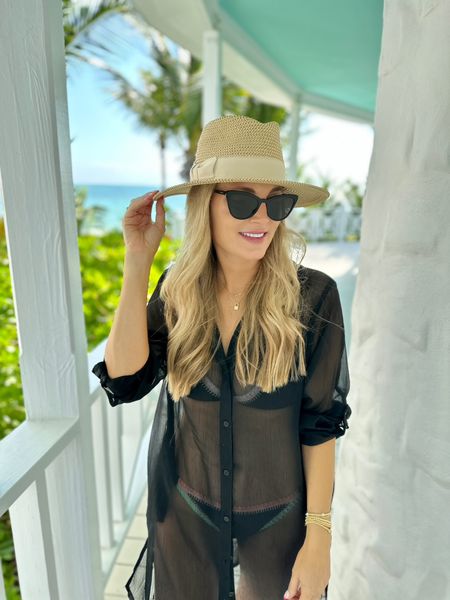 30% off my hat Loving this super cute coverup and swim look! Perfect for a tropical summer vacation! 
#swim #coverup #swimcoverup #beachlook #resortlook

#LTKstyletip #LTKswim #LTKFind