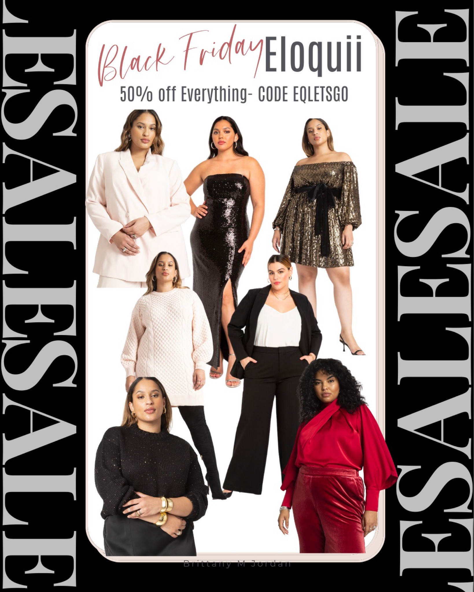 Plus size Eloquii clothing! Holiday outfits. Holiday dress. Christmas outfit 

#LTKsalealert #LTKplussize #LTKCyberWeek