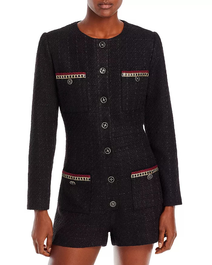 Tweed Long Sleeve Romper - 100% Exclusive | Bloomingdale's (US)