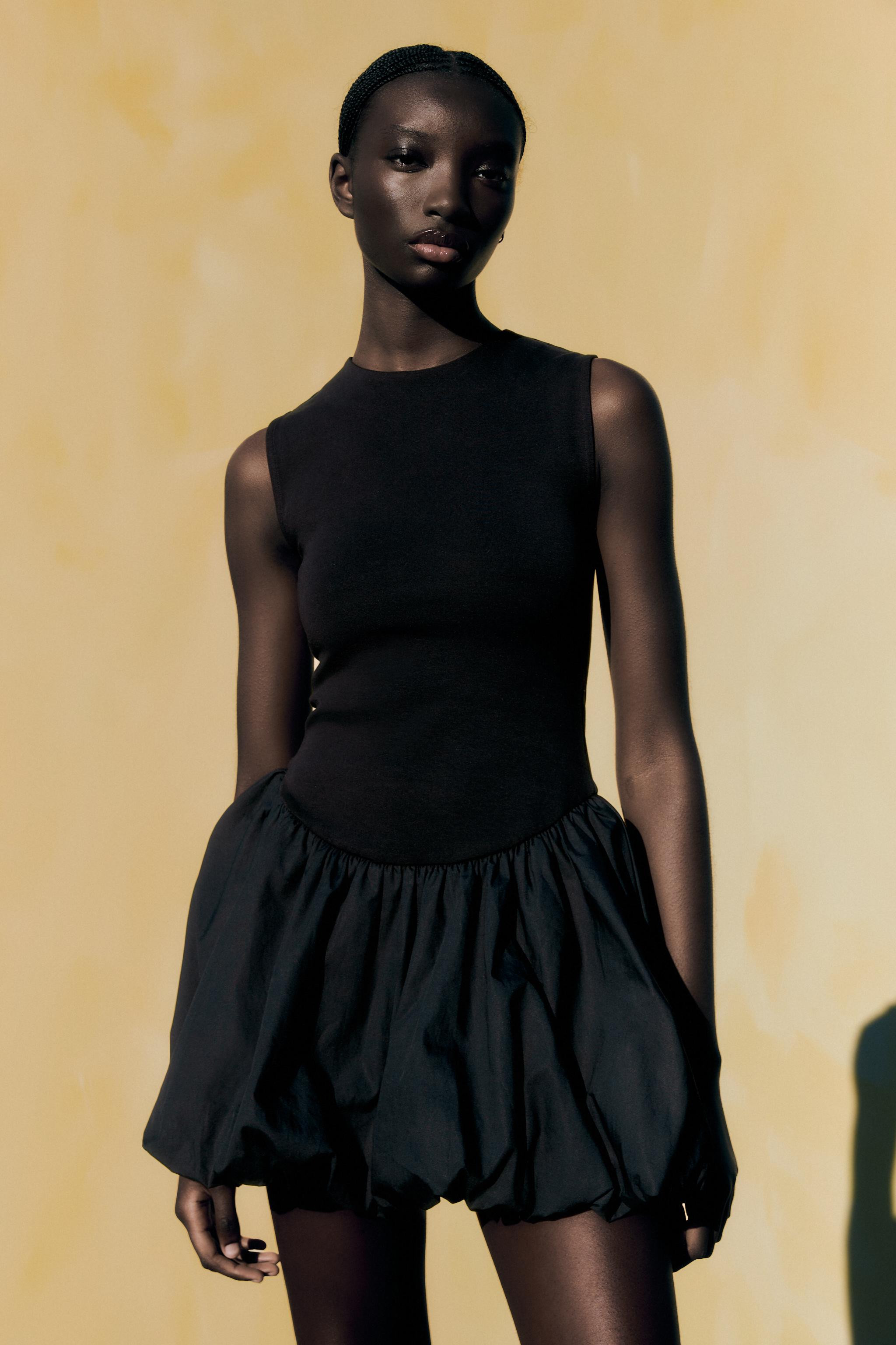 INTERLOCK COMBINATION DRESS | Zara US