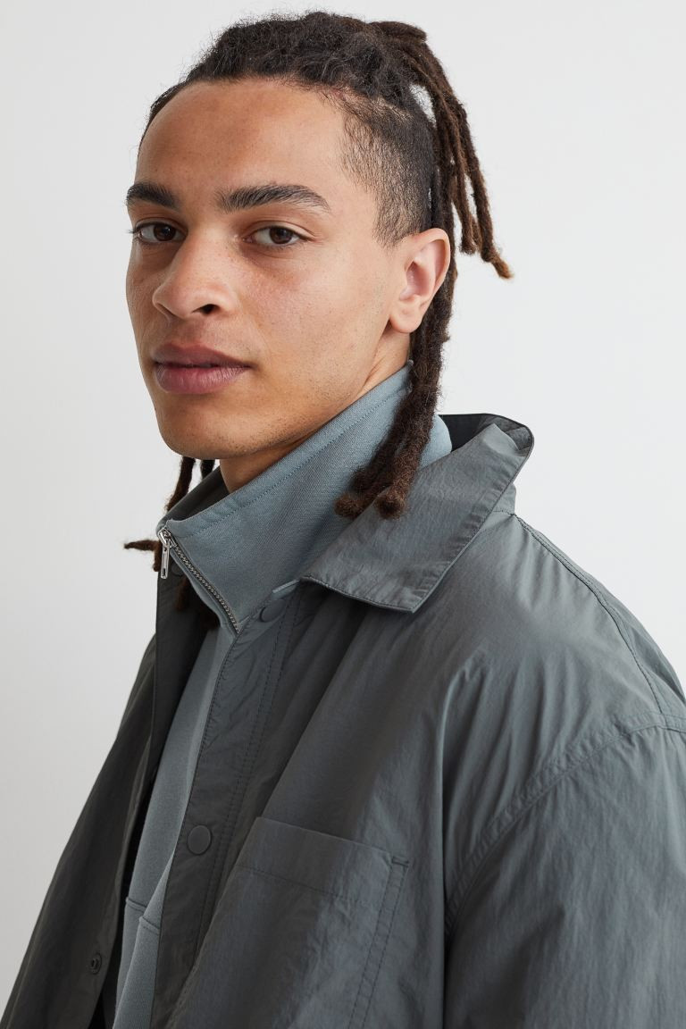Fleece-lined Shirt Jacket | H&M (US + CA)
