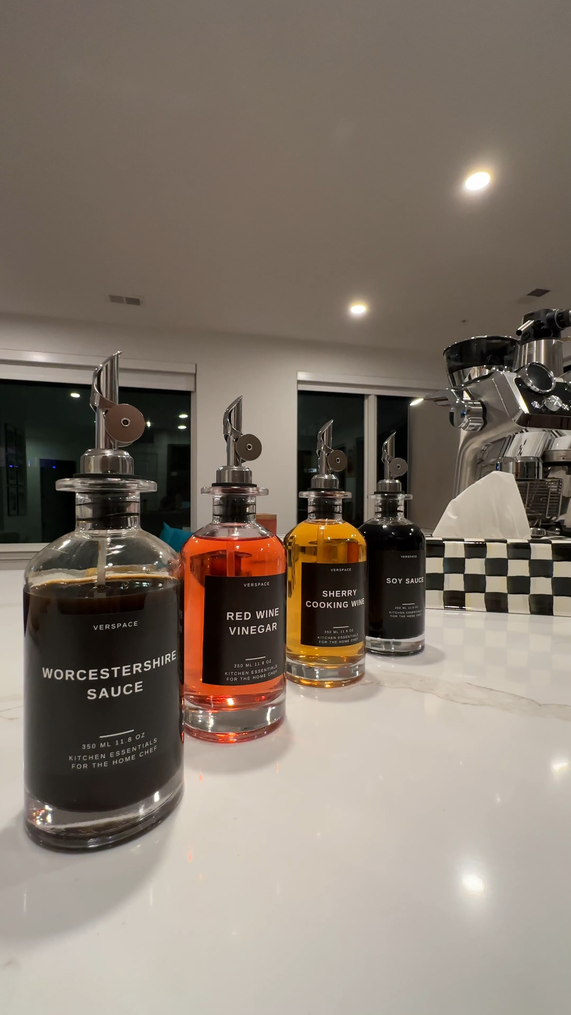 These Glass Liquid dispensers are so so gorgeous !!!! They look beautiful with our kitchen aesthetic! 
•
Shop my products && Follow me on Instagram at @nardinemarie for more Kitchen finds! 

#LTKFind #LTKU #LTKhome