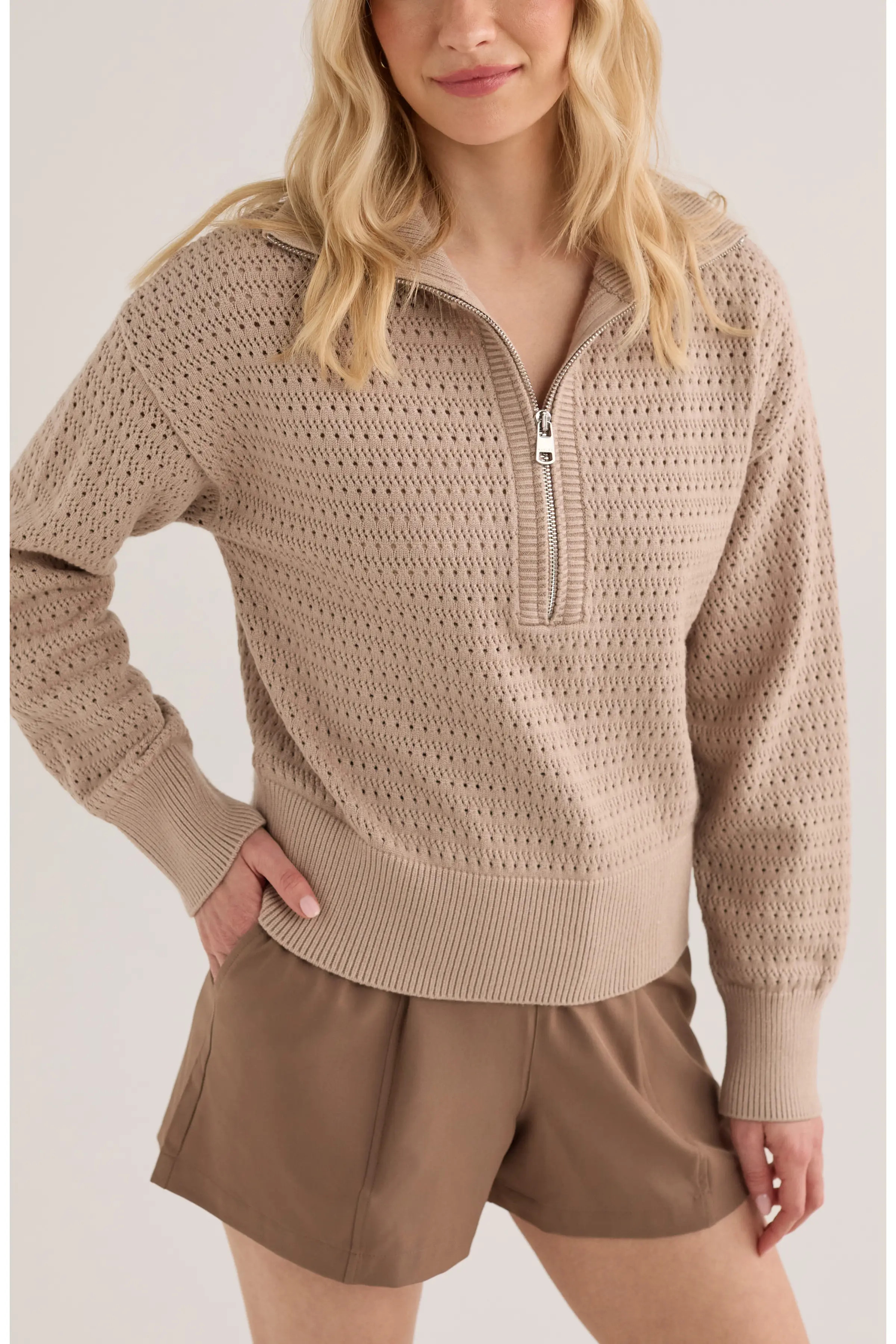 Darla Half Zip Sweater (Women) | Nordstrom | Nordstrom