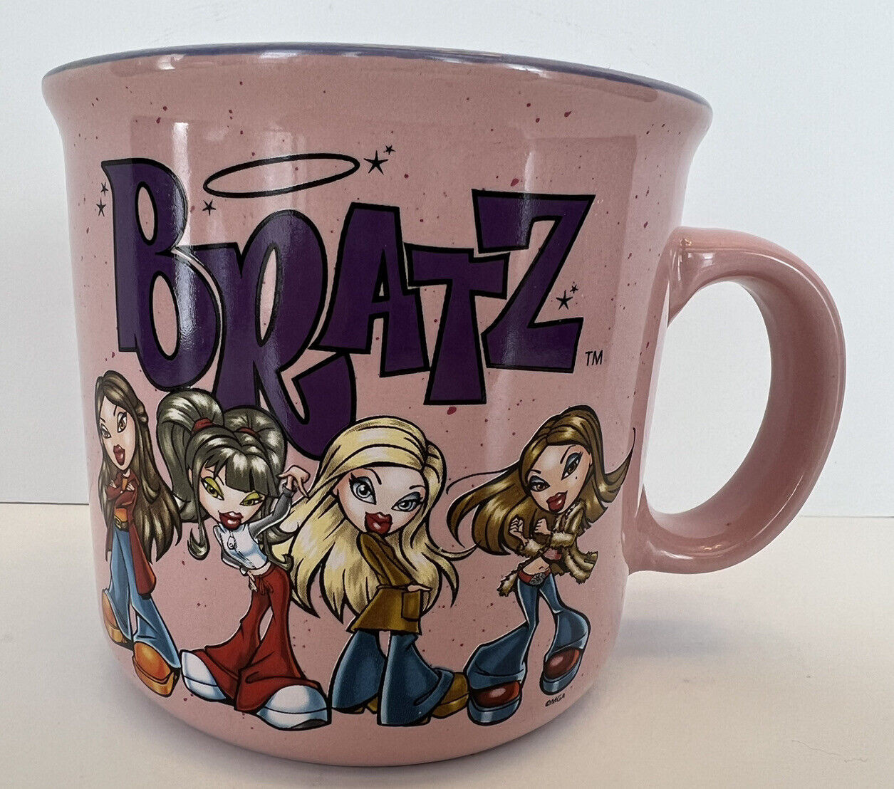 Bratz Coffee Cup 20oz Pink Oversized Ceramic Mug Jade Cloe Kristee Yasmin | eBay UK