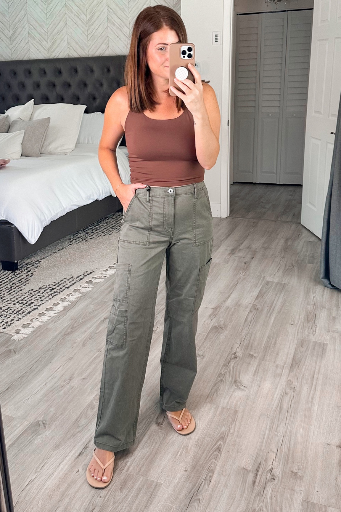 No Boundaries Juniors Plus Size Wide Leg Cargo Pants 