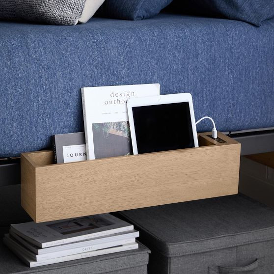 Charging Bedside Caddy | Pottery Barn Teen