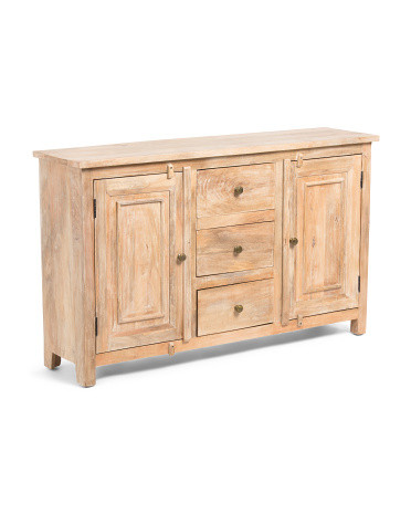 36x60x15 Solid Wood Barry Sideboard | TJ Maxx