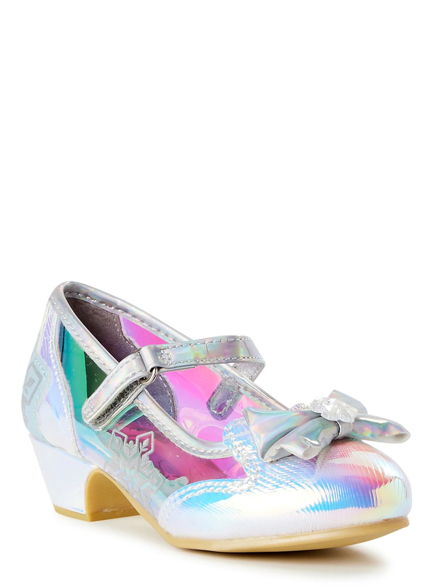 Disney Frozen Toddler Girl Low Heel Dress Up Shoes, Sizes 7-12 | Walmart (US)
