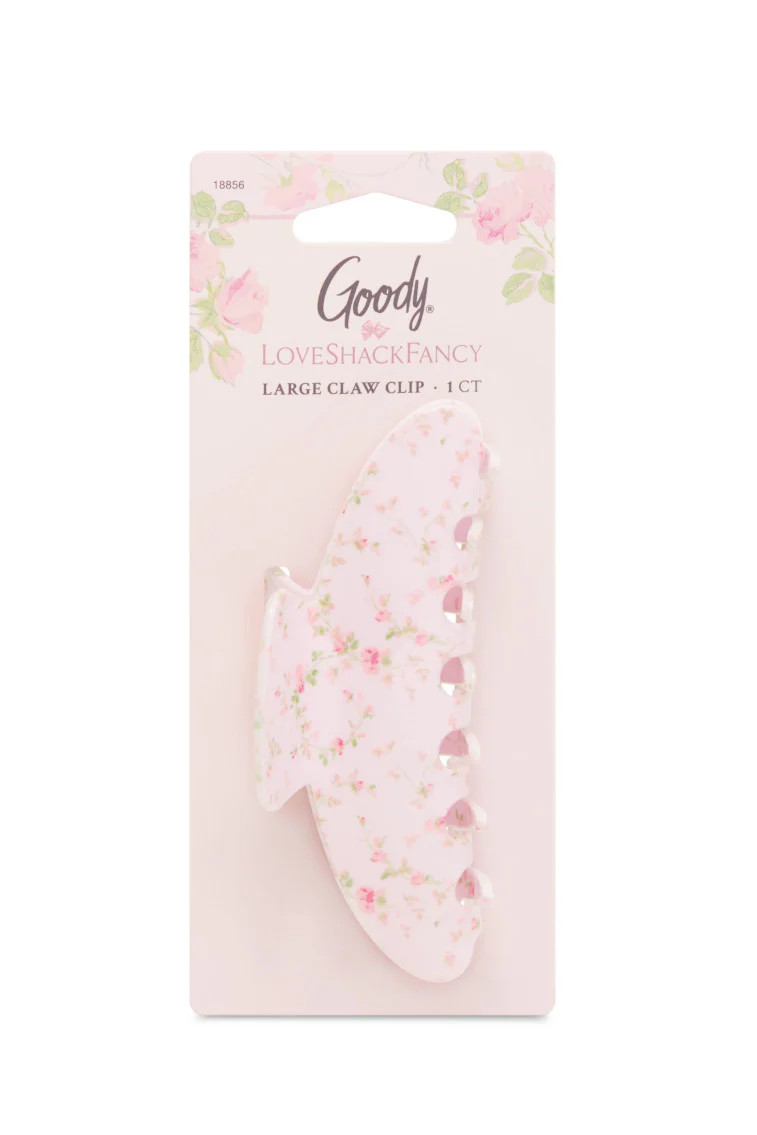 LoveShackFancy x Goody Pink English Ivy Large Claw | LoveShackFancy