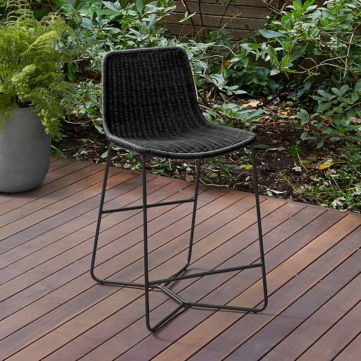 Indoor/Outdoor Slope Bar & Counter Stools | West Elm (US)