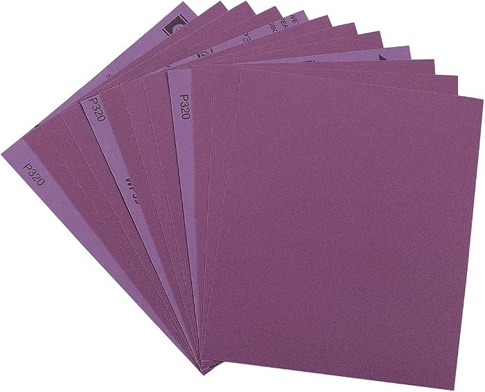 Sandpaper 320 Grit, Wet Dry Sanding Sheets 9 x 11 Inch, Advanced White Fused Alumina Abrasive San... | Amazon (US)