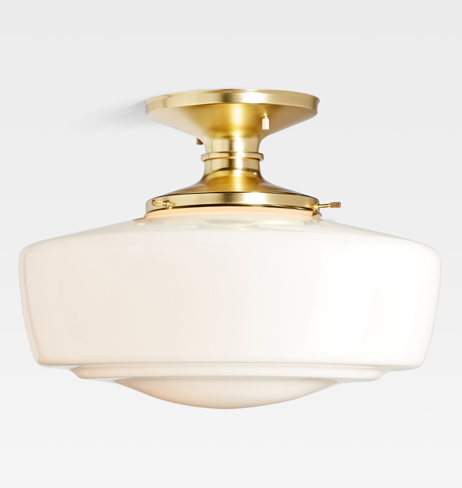 Eastmoreland 6" Fitter Semi-Flush Fixture 
 | Rejuvenation | Rejuvenation