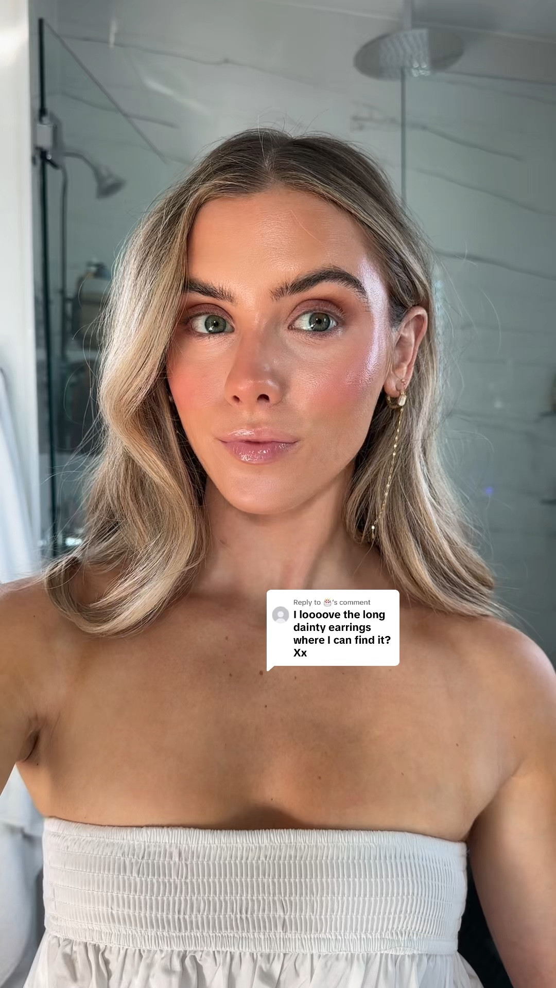 My jewelry stack as of 4/1/26✨ my necklaces and earrings always change but my bracelets stay the same and I quite literally never take them off until they fall off themselves lol. I will list out what I’m wearing but all the codes are below as well. (For reference some brands I can’t link like James Michelle or D Louise)

Earring: ring concierge duster earrings and bauble bar huggie hoop earrings
Right hand rings: middle finger ring is a family piece, right ring finger is a family piece, and Joiana Jewelry is my hand chain.
Right wrist bracelets: Ryan and rose cross bracelets, the callaway collection personalized beaded bracelets, d Louise tennis bracelet
Left hand rings: Oura ring, Melinda Maria tennis diamond band, and of course my engagement ring. 
Left hand bracelets: Melinda Maria tennis bracelet, Abbott Lyon clover bracelet, nau t girl silver bangle, d Louise bamboo gold bangle.

- Electric picks code SLOANE20. 
- James Michelle code SLOANE. 
- Sequin Jewelry code SLOANE20
- Evry jewels code SLOANE60. 
- Abbott Lyon code LTK2FOR1.
- D Louise jewelry code SLOANEVOSEN.

#jewelry #jewelrytips #jewelrymaking #jewelryhaul #jewelrytour #necklaces #bracelet #rings #myjewelry #myjewellery #fyp #outfit #ootd #goldjewelry #goldjewelryaesthetic 

#LTKSaleAlert #LTKootd #LTKgrwm