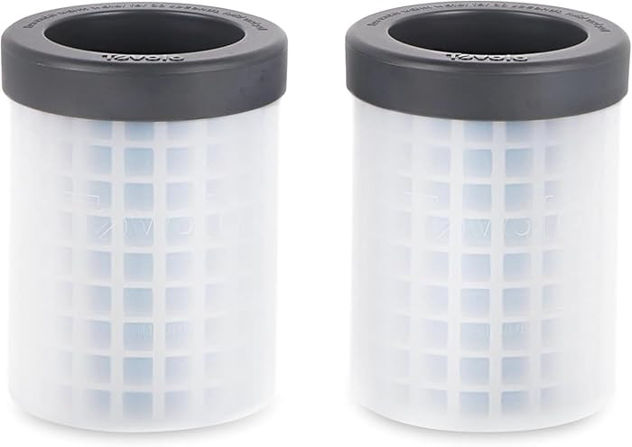 Tovolo Mini Ice Cylinder Set of 2 - Easy Squeeze and Release, BPA-Free Silicone, 200 Mini Cubes E... | Amazon (US)
