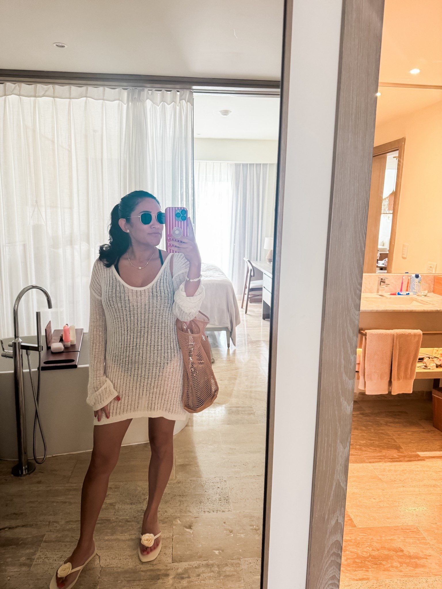 Cute cover up and swim for summer! Size M in everything  

#LTKSwim #LTKTravel #LTKSummerEdit