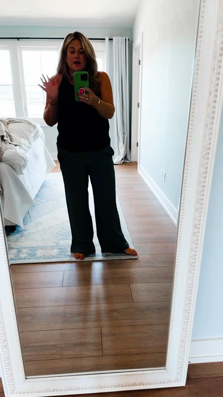 New @walmartfashion athleisure pants perfect for travel! Run tts #walmartpartner #walmartfashion #liketkit