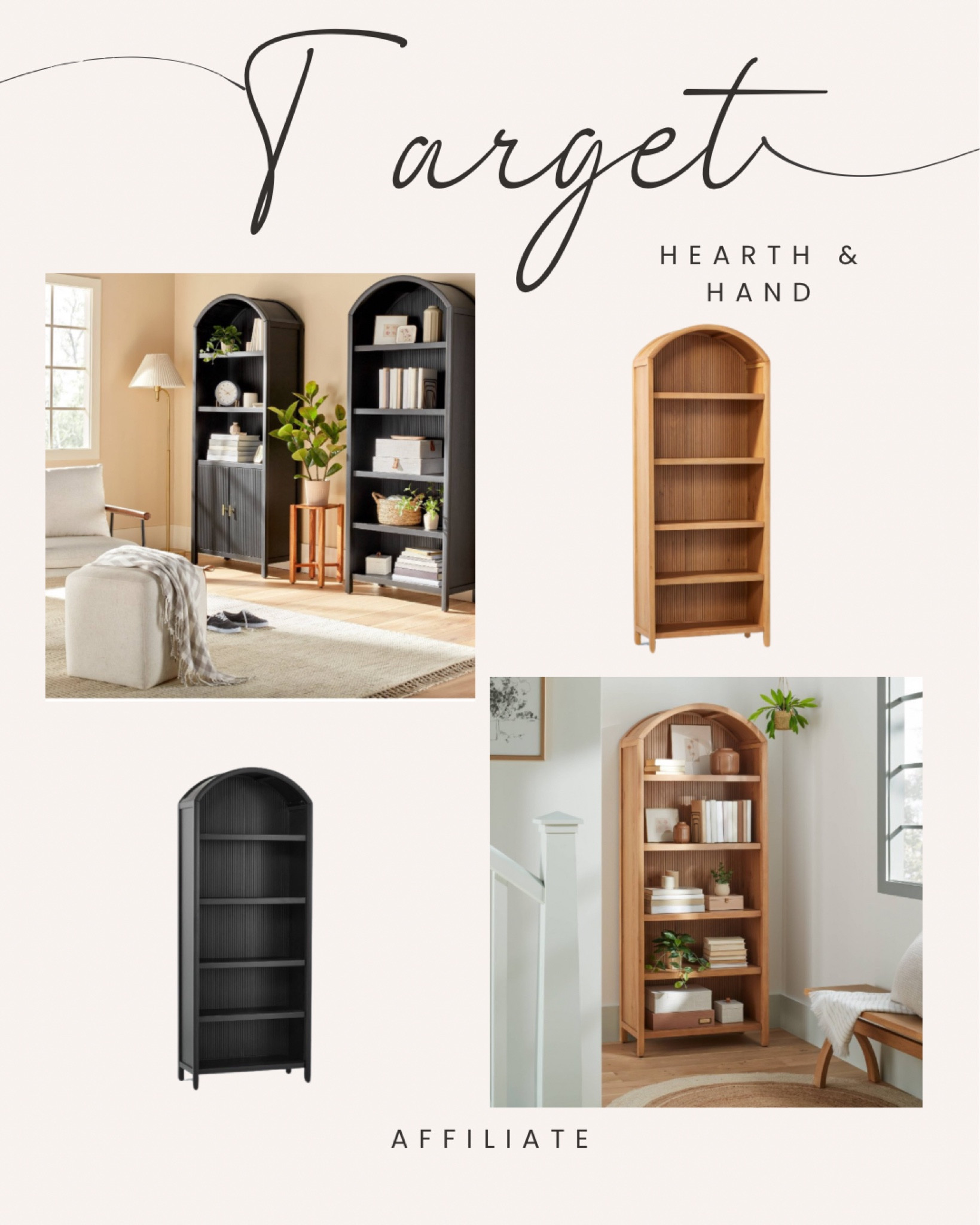 These Hearth & Hand book cases look stunning!! 🤩

#LTKHome