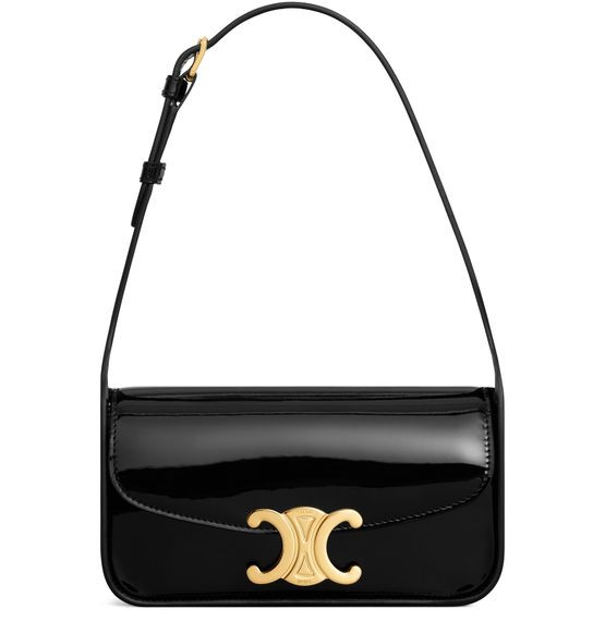 Shoulder bag Terence in patent calfskin | 24S (APAC/EU)