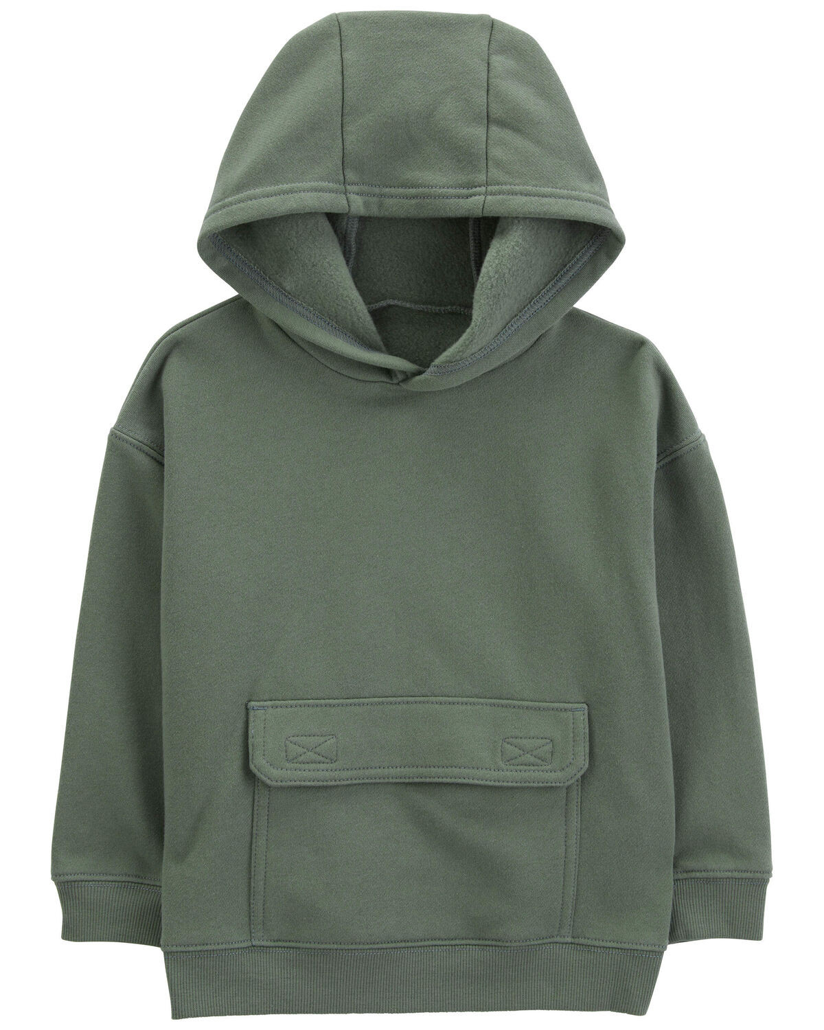 Green Toddler Pullover Fleece Hoodie | carters.com | Carter's