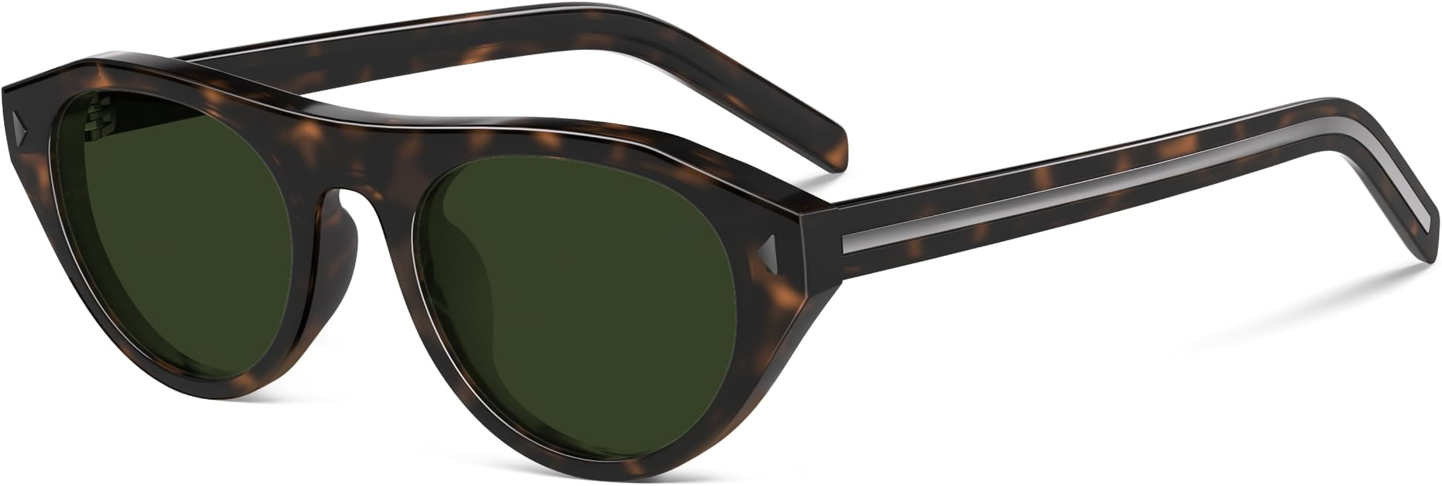 Retro Oval Sunglasses for Women Men Small Narrow 90s Vintage Round Shades UV400 Lightweight Desig... | Amazon (US)