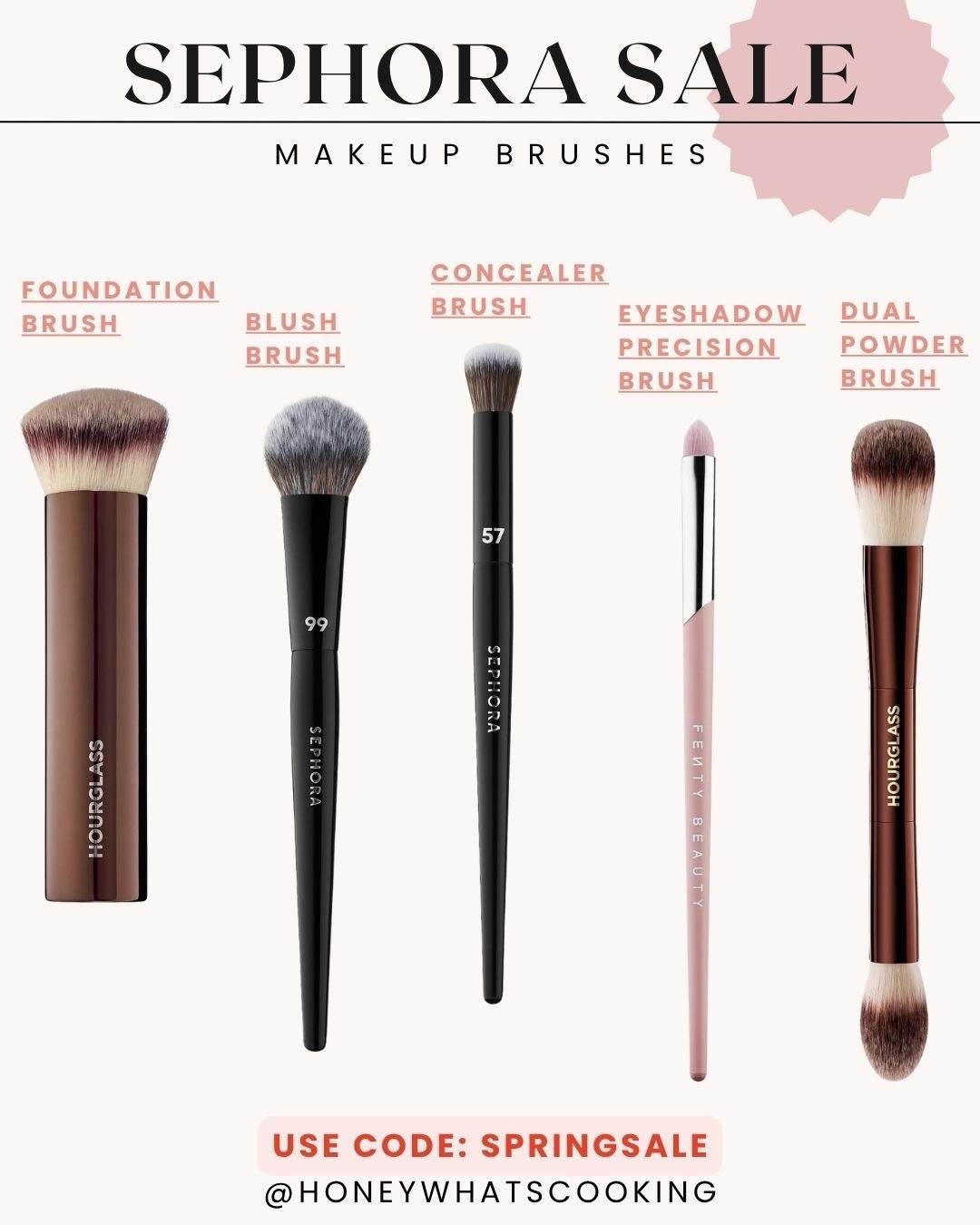 Makeup brushes I love. Use code SPRINGSALE
￼


#LTKBeauty #LTKSaleAlert
