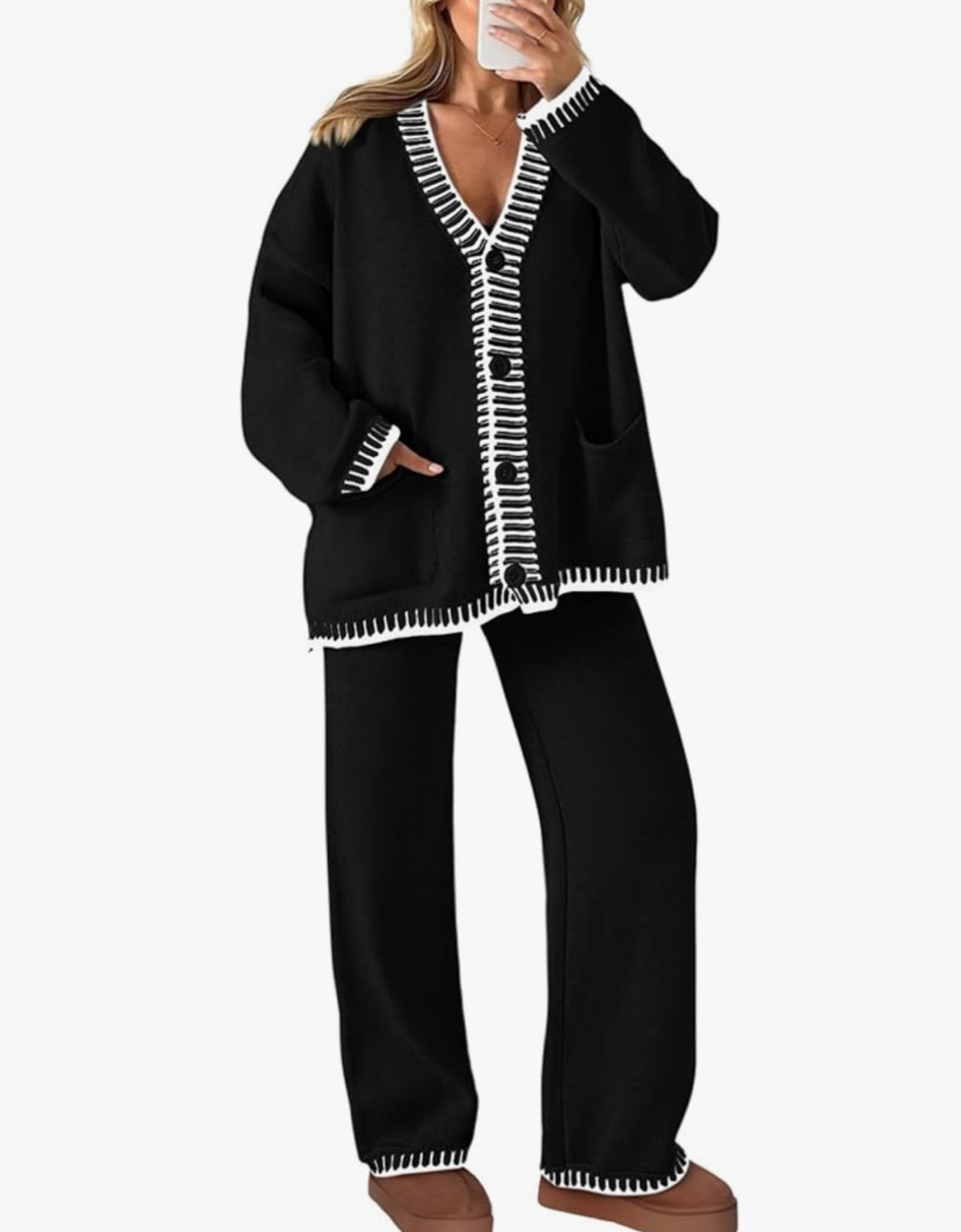 cozy black matching set 

fall must have set for lounging and errands 



#LTKBacktoSchool #LTKMidsize #LTKPlusSize