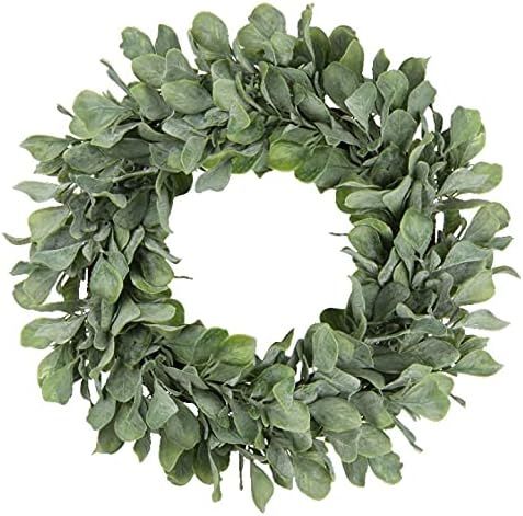 Simply Flora Artificial Wreath- Decorative Green Jasmin Leaves - 12 inches | Amazon (US)