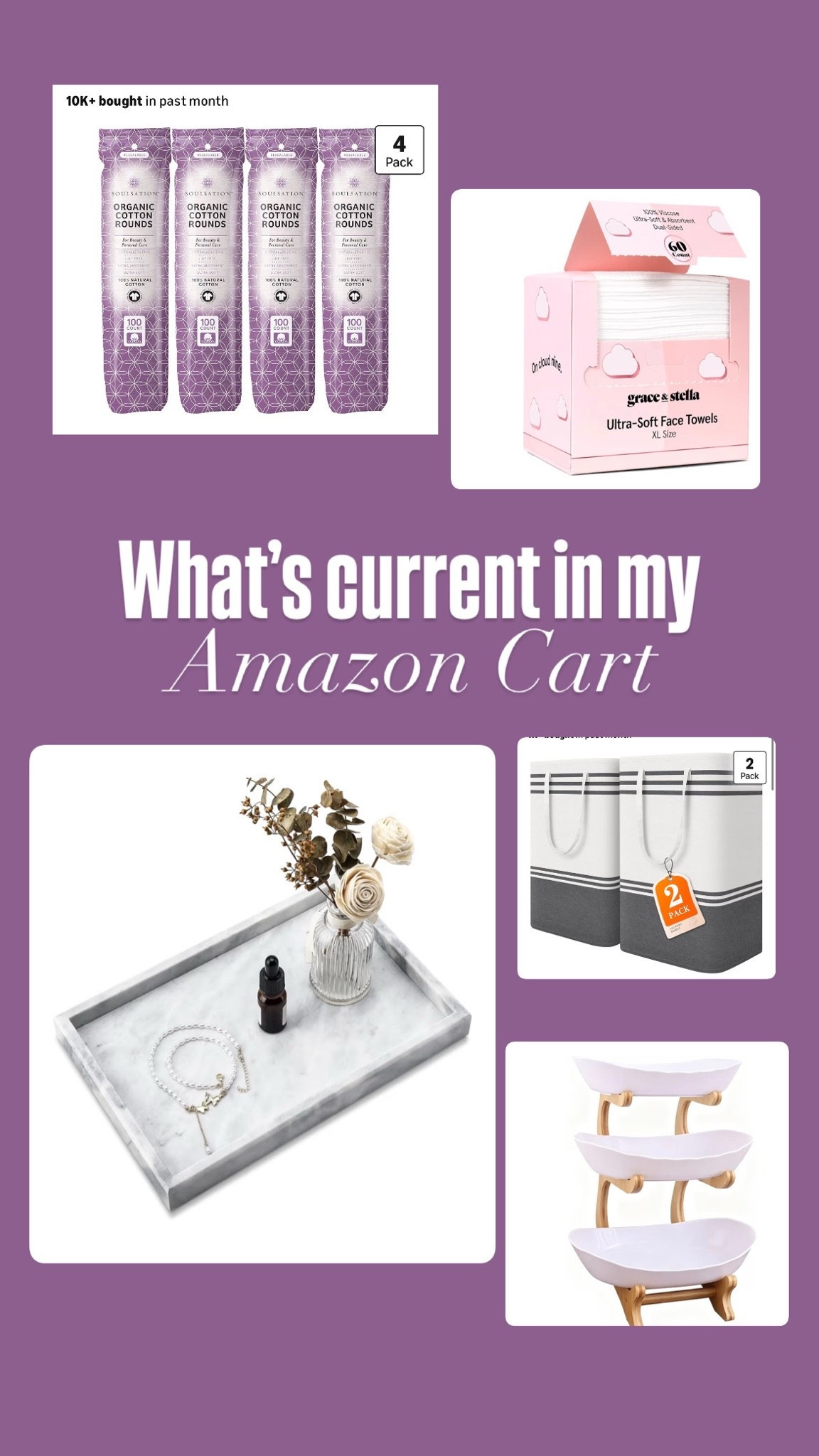 What’s currently in my Amazon cart. Lots of reorders, some new stuff and some basics. 

Amazon finds, Amazon deals, on sale, discount items, home finds, kitchen dupes, kitchen update finds, Amazon kitchen finds, skincare, beauty, makeup, home finds

#LTKBeauty #LTKHome #LTKSaleAlert