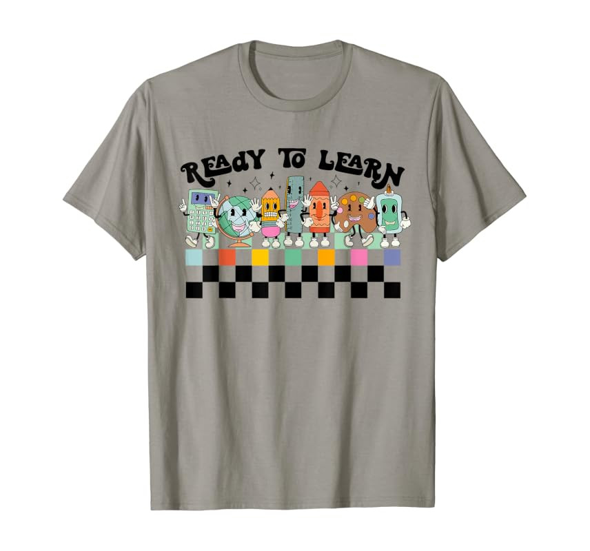 Groovy Retro Teacher Life Daisy Hippy Be Kind Back To School T-Shirt | Amazon (US)