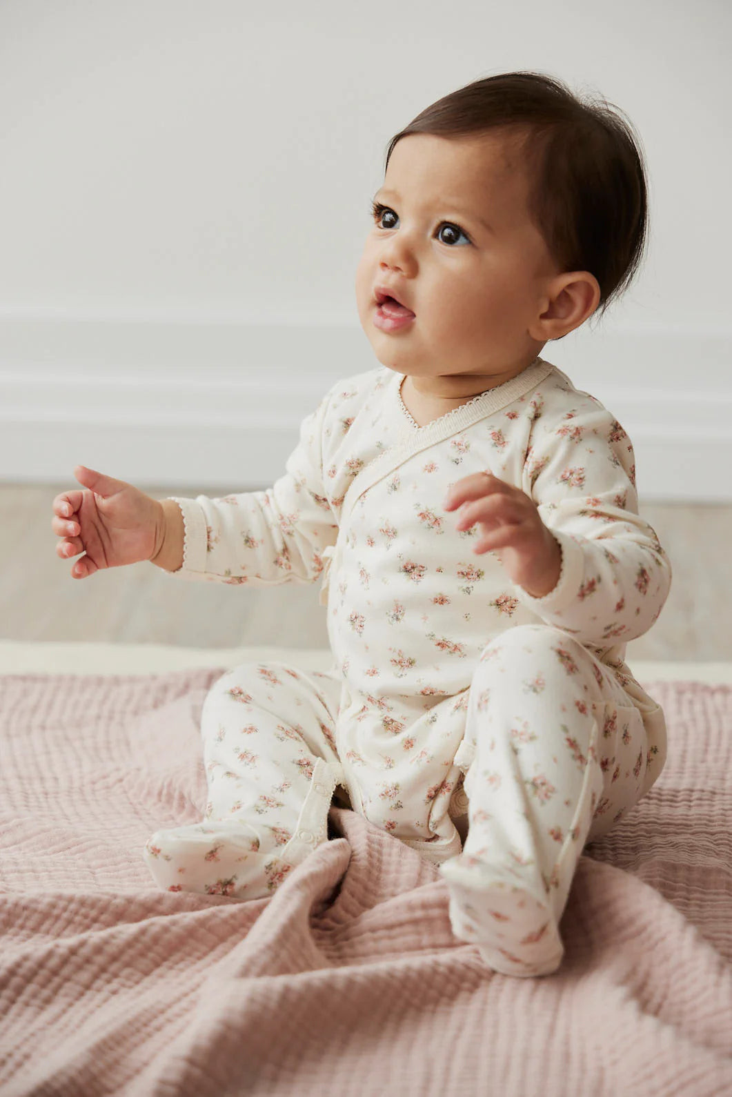 ORGANIC COTTON HARLOW WRAP ONESIE | Katie Waltman Jewelry