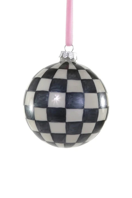 Large Checkered Ornament | Ascot + Hart