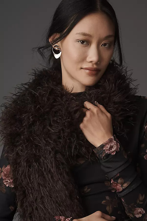 By Anthropologie Shaggy Faux Fur Scarf | Anthropologie (US)