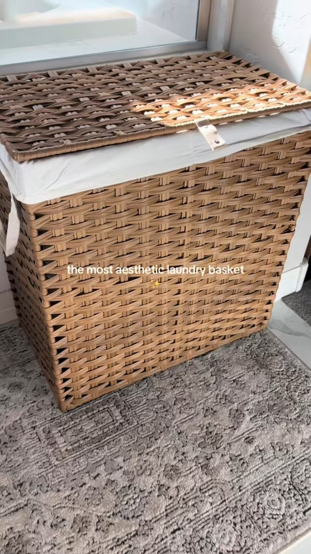 who knew a laundry basket could add to the bathroom decor?

#LTKFamily #LTKFindsUnder50 #LTKHome