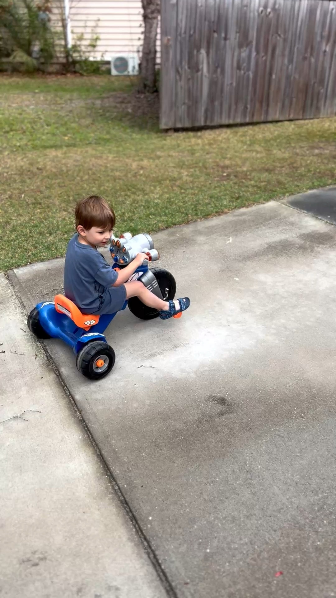 Rainy day energy calls for a quick motorcycle ride outside between storms. 

Toddler boys have endless batteries. 🏍️⚡️

#LTKmomlife #LTKKids #LTKdayinmylife