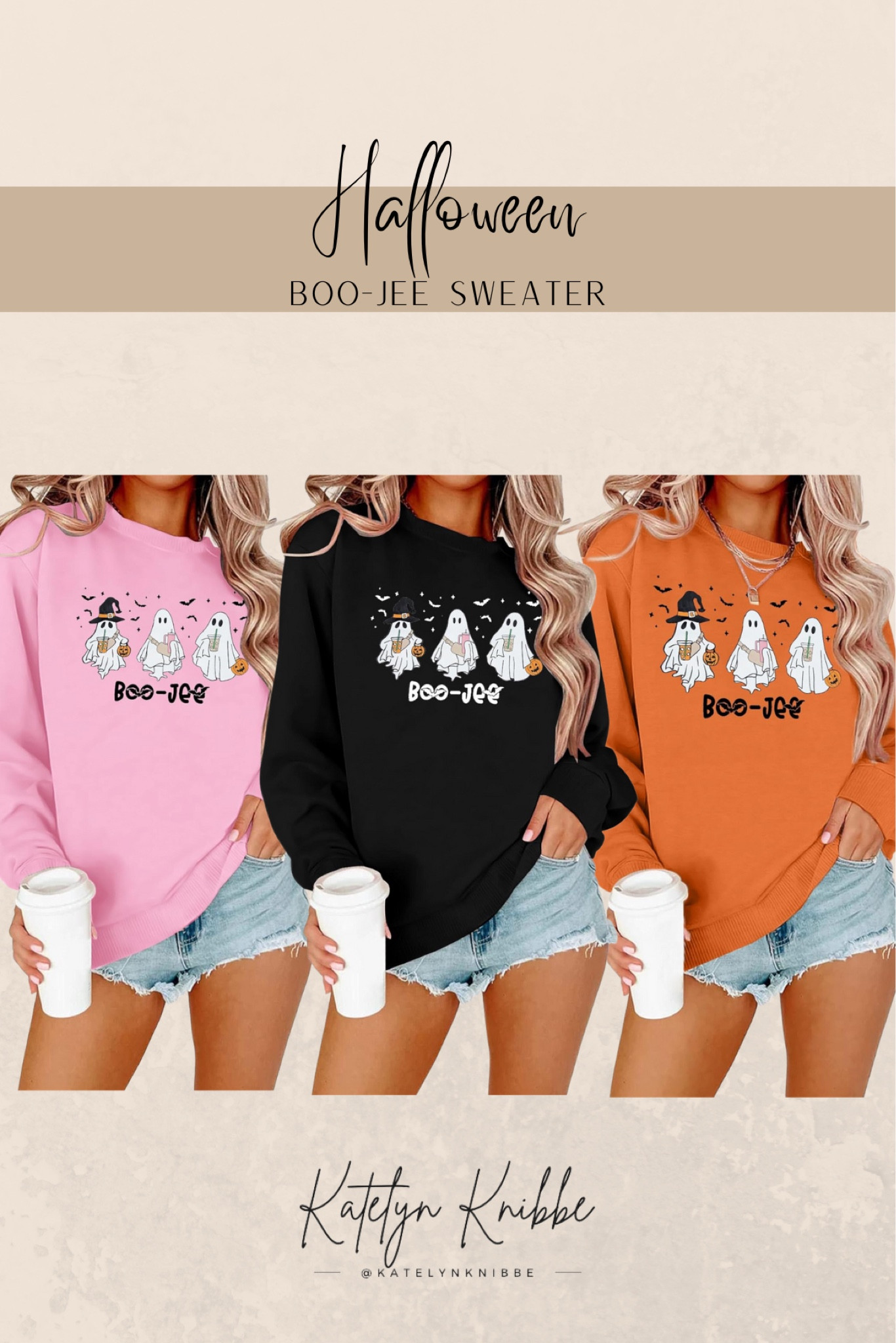 Halloween Boo-Jee Sweater 👻 Runs true to size and comes in multiple colors! Pretty thin material so it’s not too hot! 



#LTKHoliday #LTKSeasonal #LTKHalloween