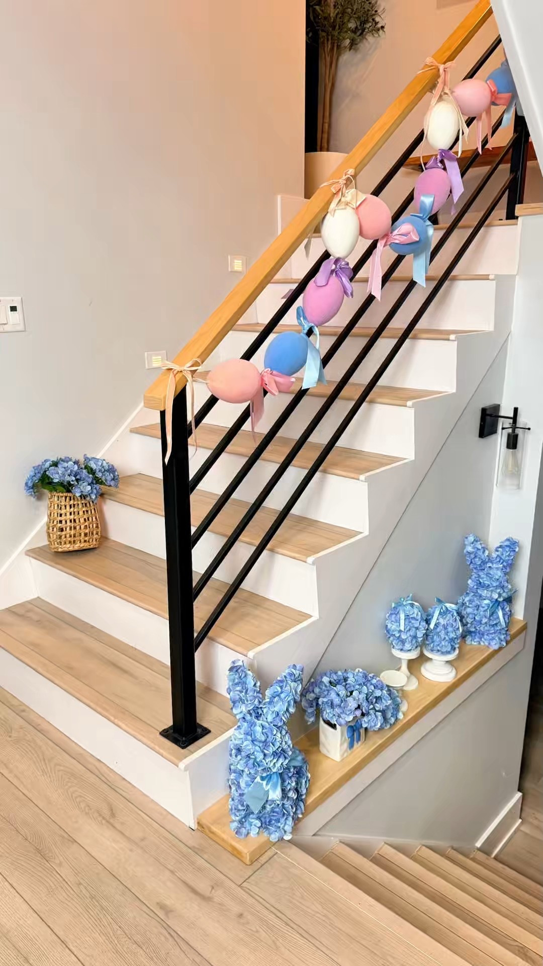 Easter decorating but make it easy + cheerful 🐣🌸

This Easter garland from Walmart is made of flocked pastel Easter eggs, each tied with the cutest little bow. It’s lightweight, budget-friendly, and perfect for mantels, stair rails, shelves, or an entryway moment. It’s such a simple way to add bright spring color without overthinking it.🩷🤍🩵💜

#LTKHome #LTKSeasonal