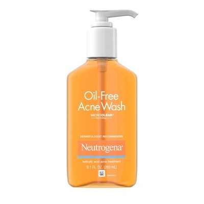 Neutrogena Oil-Free Salicylic Acid Acne Fighting Face Wash - 9.1oz | Target