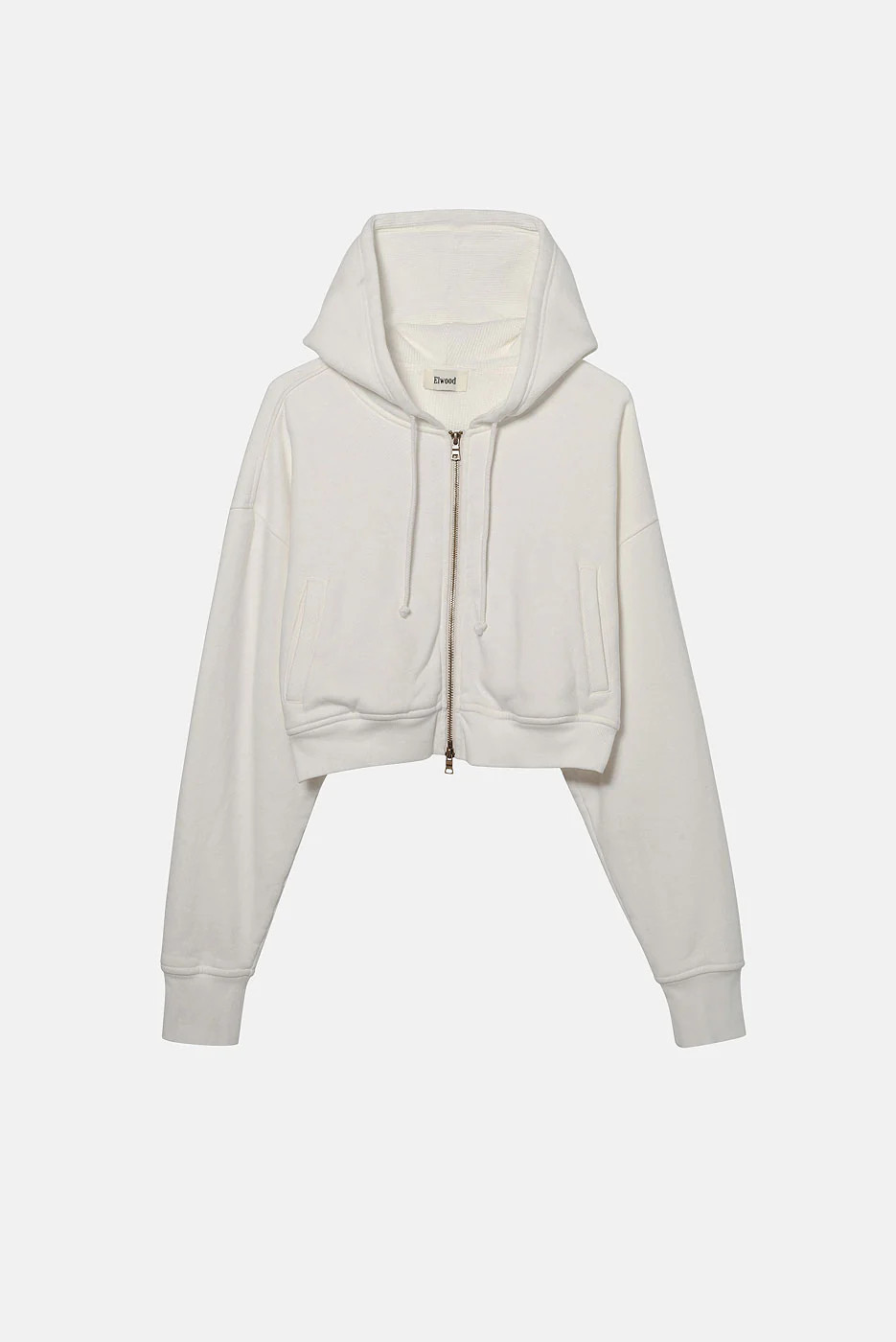BABYDOLL CROP ZIP HOODIE | Elwood Clothing