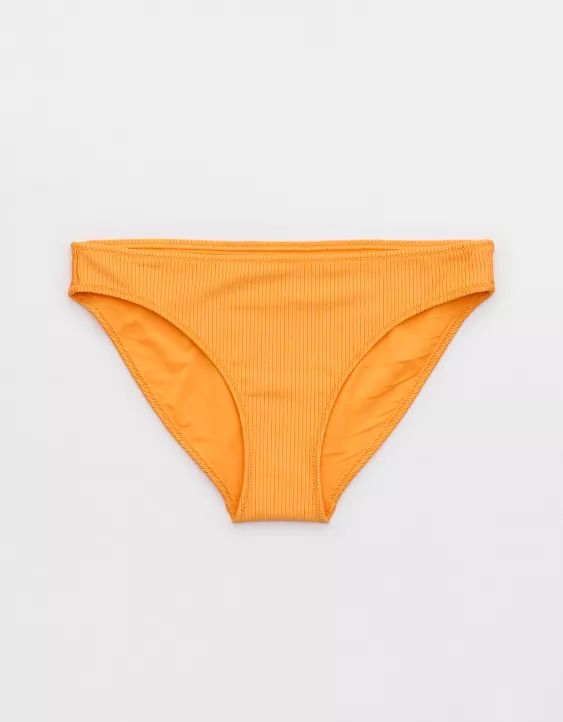 Aerie Shine Rib Full Coverage Bikini Bottom | Aerie