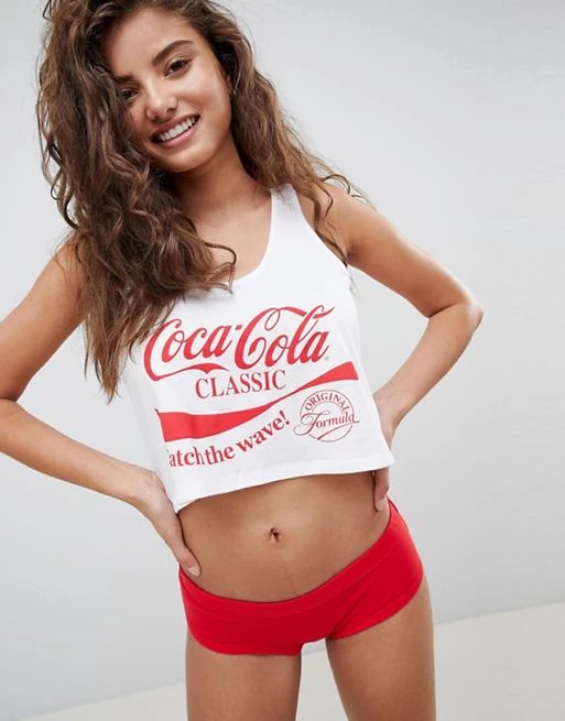 ASOS DESIGN - Coca Cola - Ensemble pyjama avec débardeur et pantalon | ASOS FR