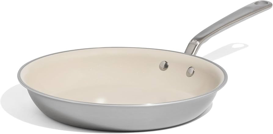 Made In Cookware - 10" Ceramic Non Stick Frying Pan (Stainless Handle) - 5-Ply Stainless Clad wit... | Amazon (US)