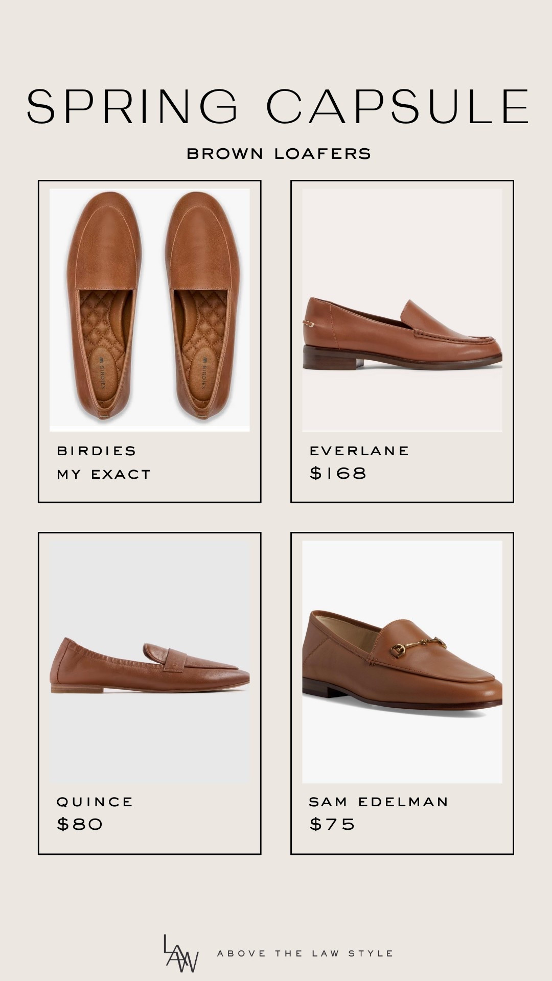 Spring Capsule: Brown Loafers

#LTKFindsUnder50 #LTKShoeCrush #LTKFindsUnder100