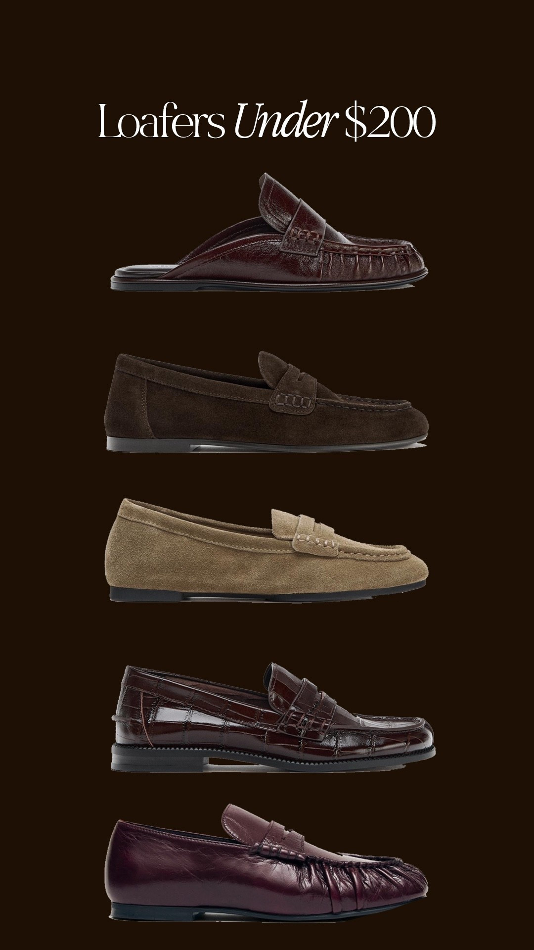 Loafers under $200