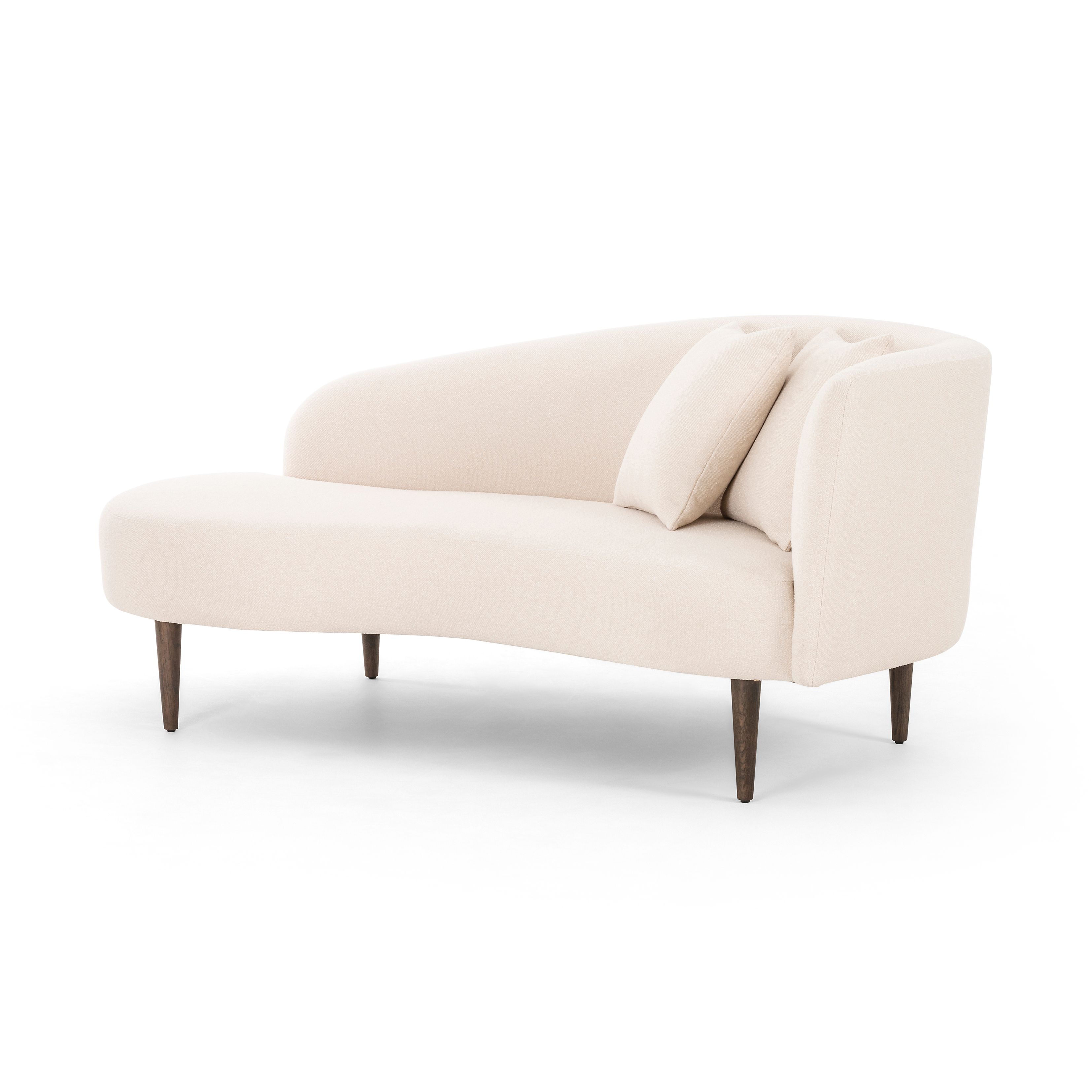 Luna Chaise Capri Oatmeal/Sienna Brown | Scout & Nimble