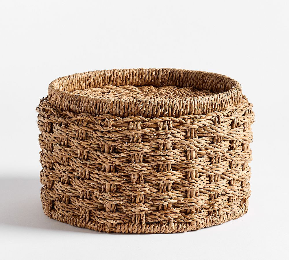 Capitola Woven Drink Dispenser Stand - Natural | Pottery Barn (US)