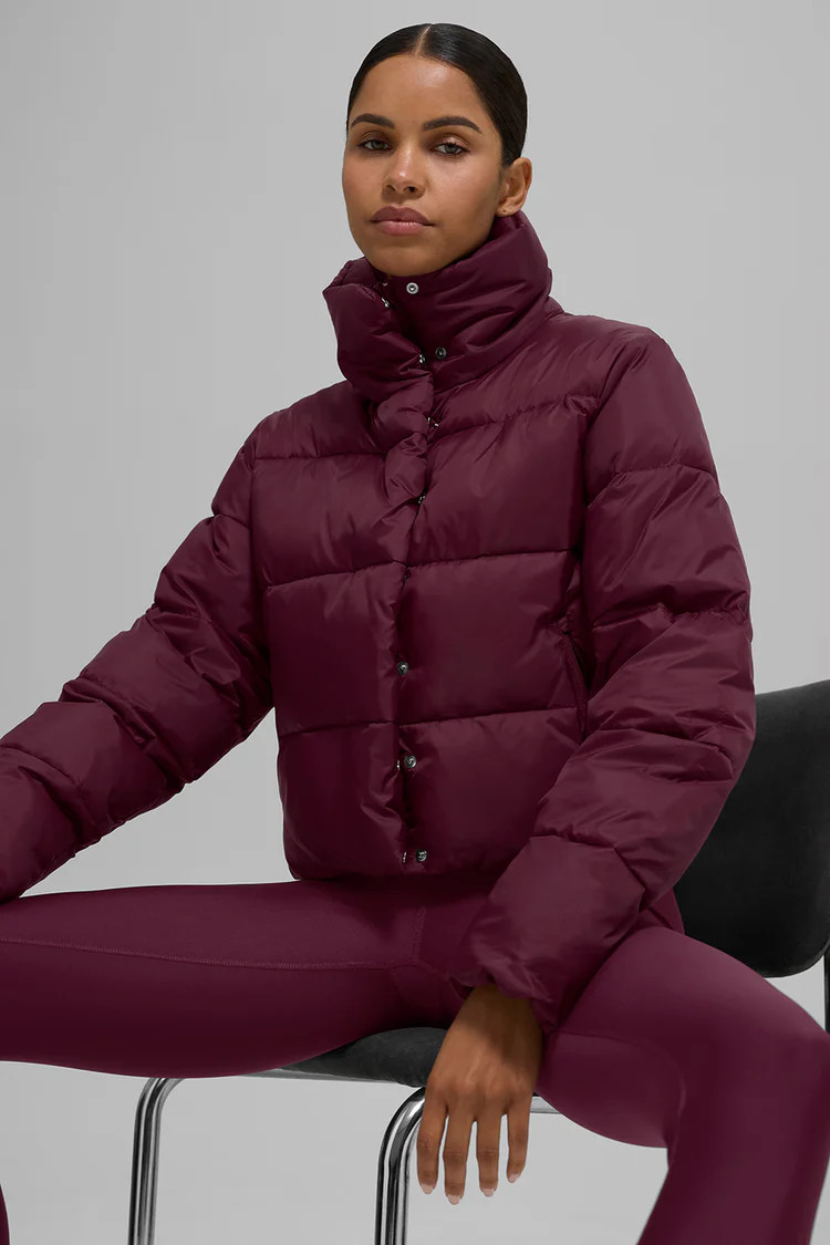 Gold Rush Puffer - Burgundy | Alo Yoga (US)