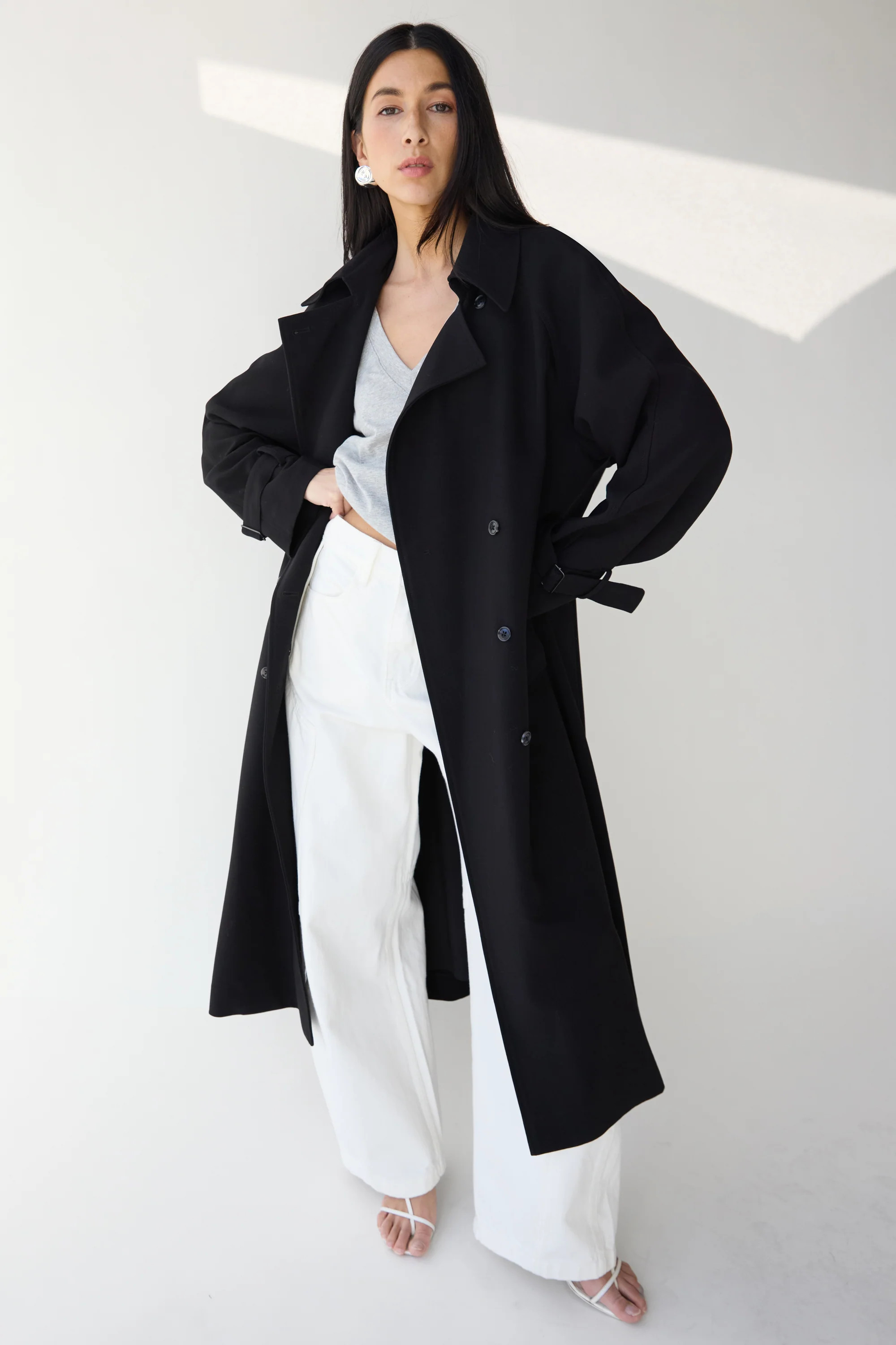 OVERSIZED TRENCH COAT | OAK + FORT