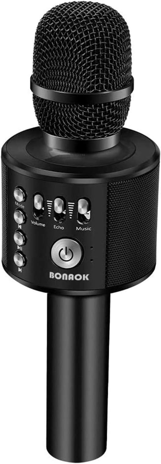 BONAOK Wireless Bluetooth Karaoke Microphone,3-in-1 Portable Handheld karaoke Mic Speaker Machine... | Amazon (US)